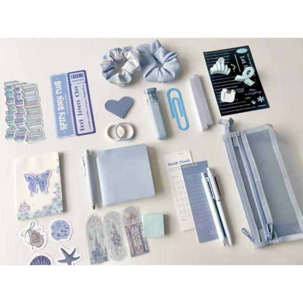 Blue Stationery Set