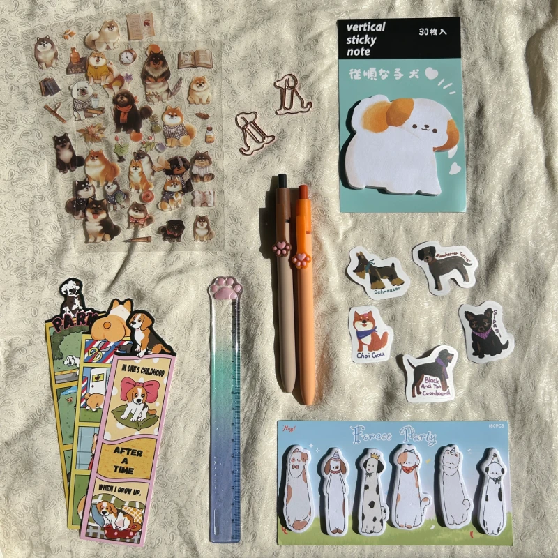 Personalised leather journal with puppy embossing, custom name gift for dog lovers