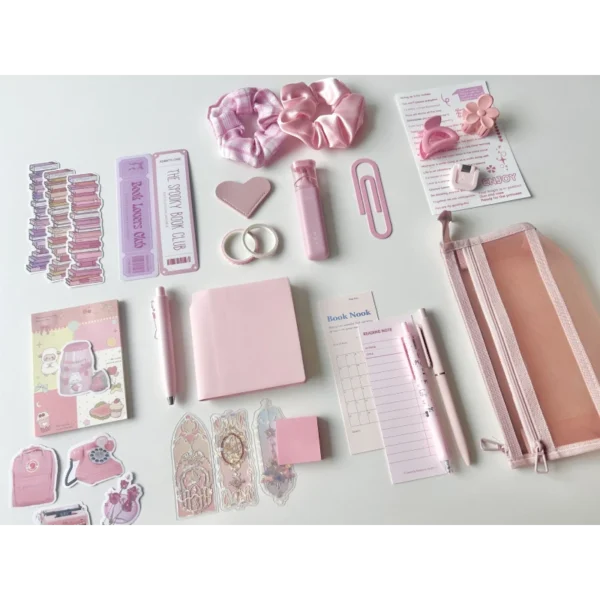Pink Stationery Set