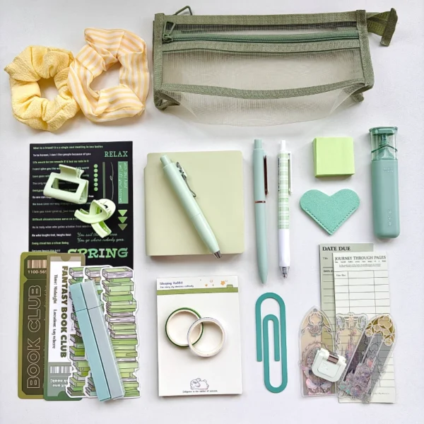 mint stationery set